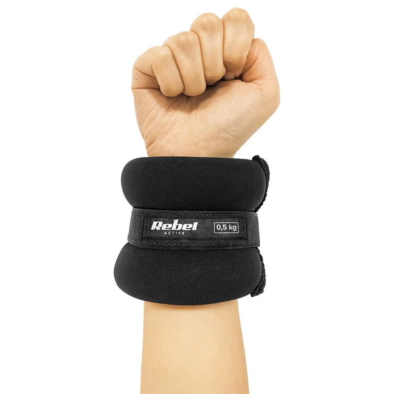 SET 2 GREUTATI INCHEIETURA 2X0.5KG REBEL ACTIVE