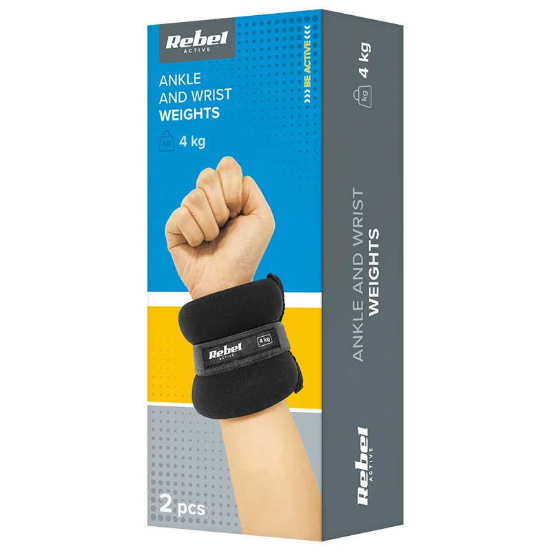 RBA-3500-4@5 SET 2 GREUTATI INCHEIETURA 2X4KG REBEL ACTIVE