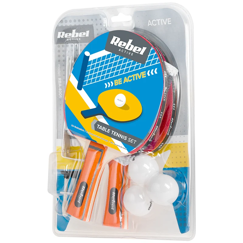 RBA-4001@7 SET TENIS DE MASA PING PONG REBEL ACTIVE