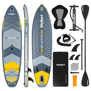 SET PLACA GONFLABILA STAND UP PADDLE SCAUN 335X84X15 CM