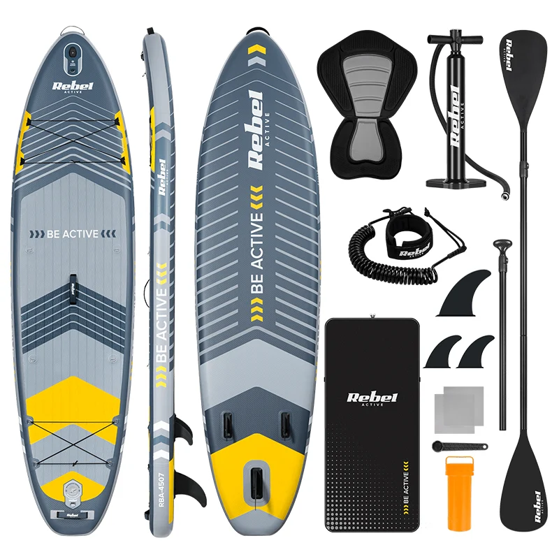 SET PLACA GONFLABILA STAND UP PADDLE SCAUN 335X84X15 CM