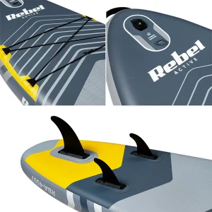 SET PLACA GONFLABILA STAND UP PADDLE SCAUN 335X84X15 CM