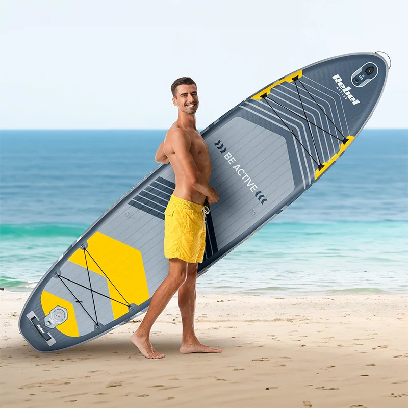 SET PLACA GONFLABILA STAND UP PADDLE SCAUN 335X84X15 CM