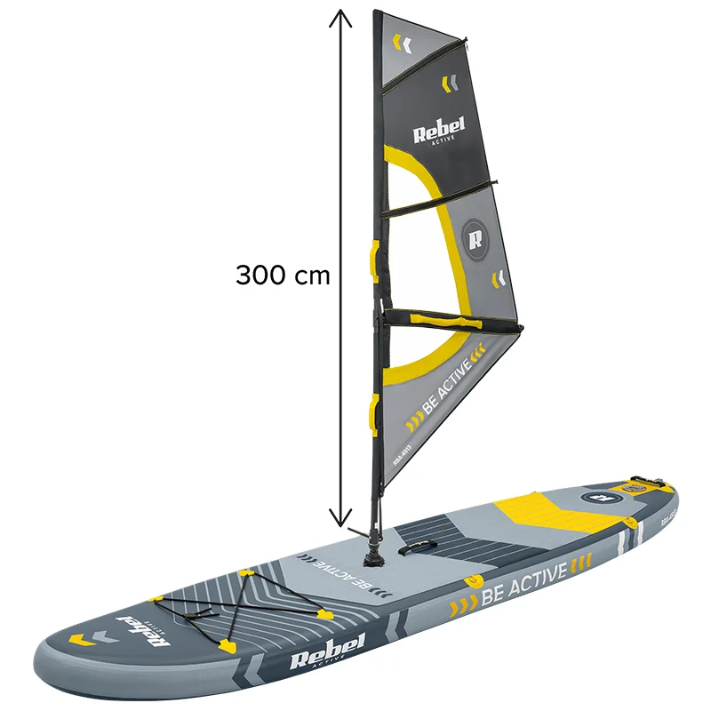 SET PLACA GONFLABILA WINDSURFING SUP 305X76X15 CM