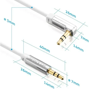 S-AU031-300@3 CABLU AUDIO 3.5 TATA - TATA 3.0M 90 SENTIVUS
