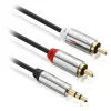 CABLU AUDIO 3.5 TATA - 2XRCA TATA 3.0M SENTIVUS