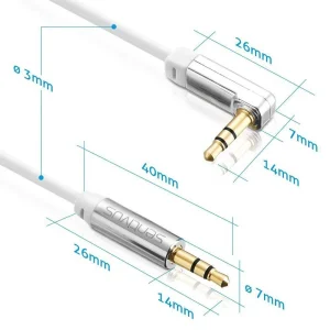 S-AU111-100@3 SET 2 CABLU 3.5 TATA - 3.5 TATA 1.0M SENTIVUS