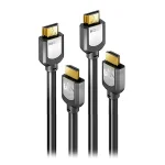 SET 2 X CABLU HDMI TATA - TATA 4K 1.5M SENTIVUS