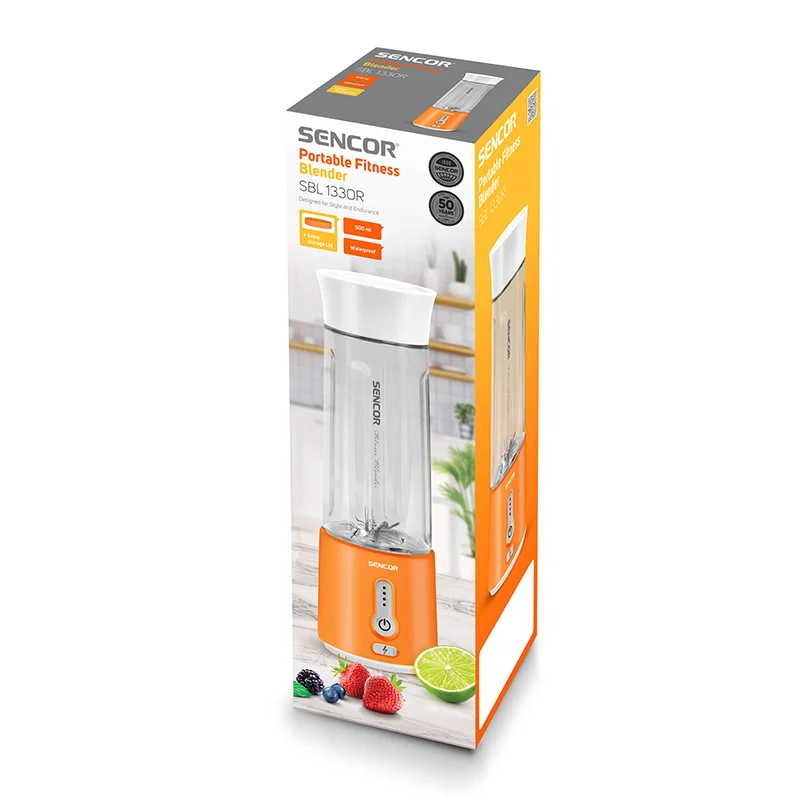 S-SBL133OR@5 BLENDER FITNESS PORTABIL 500ML 150W SENCOR