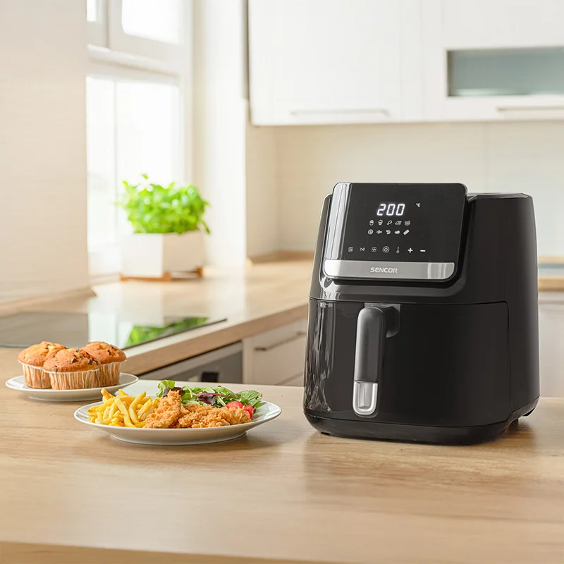 FRITEUZA DIGITAL AIRFRYER 6.5L 1600W SENCOR
