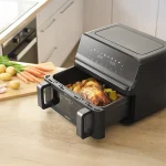 FRITEUZA DUBLA DIGITAL AIRFRYER 2X4.5 L 2700W SENCOR