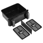 FRITEUZA DUBLA DIGITAL AIRFRYER 2X4.5 L 2700W SENCOR