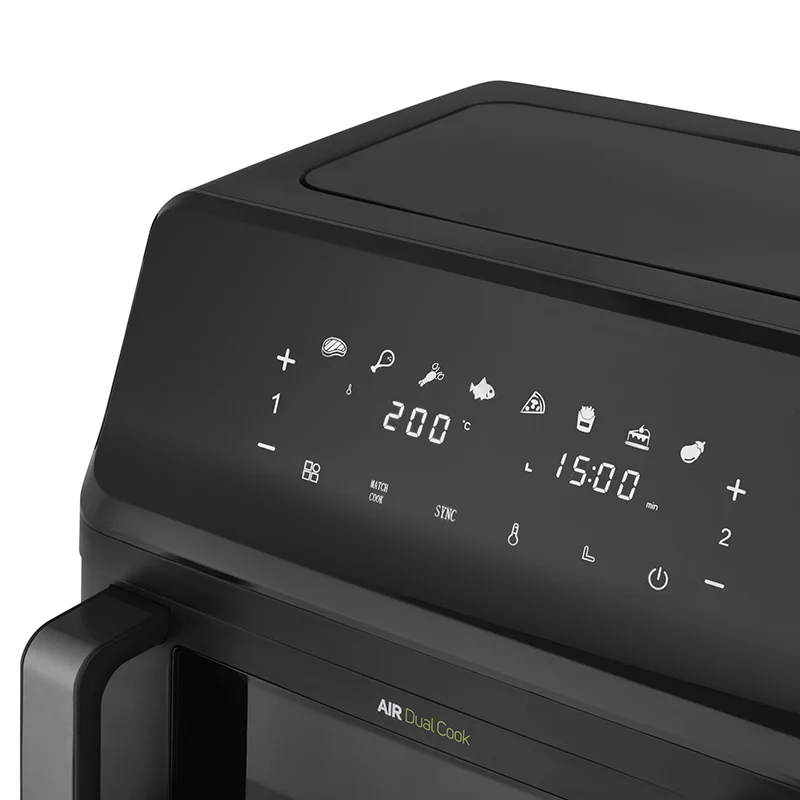 FRITEUZA DUBLA DIGITAL AIRFRYER 2X4.5 L 2700W SENCOR