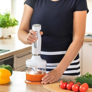 SET BLENDER DE MANA 2 VITEZE 800W ALB SENCOR