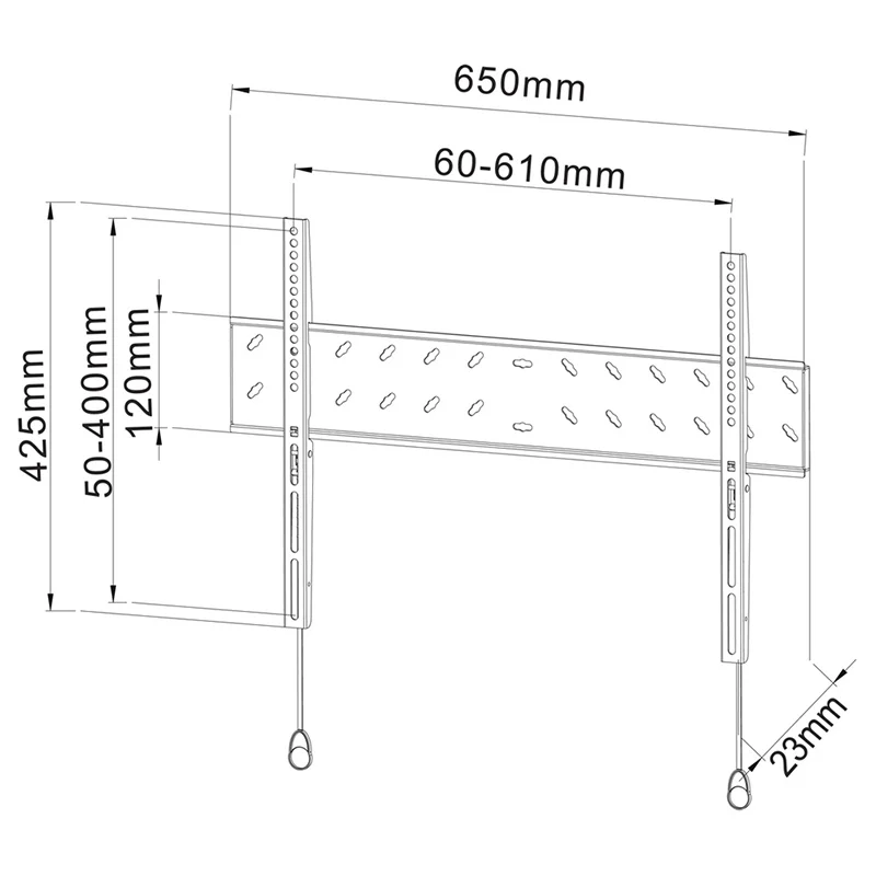 S-SHO2021@6 SUPORT TV UNIVERSAL 40-65 INCH STELL