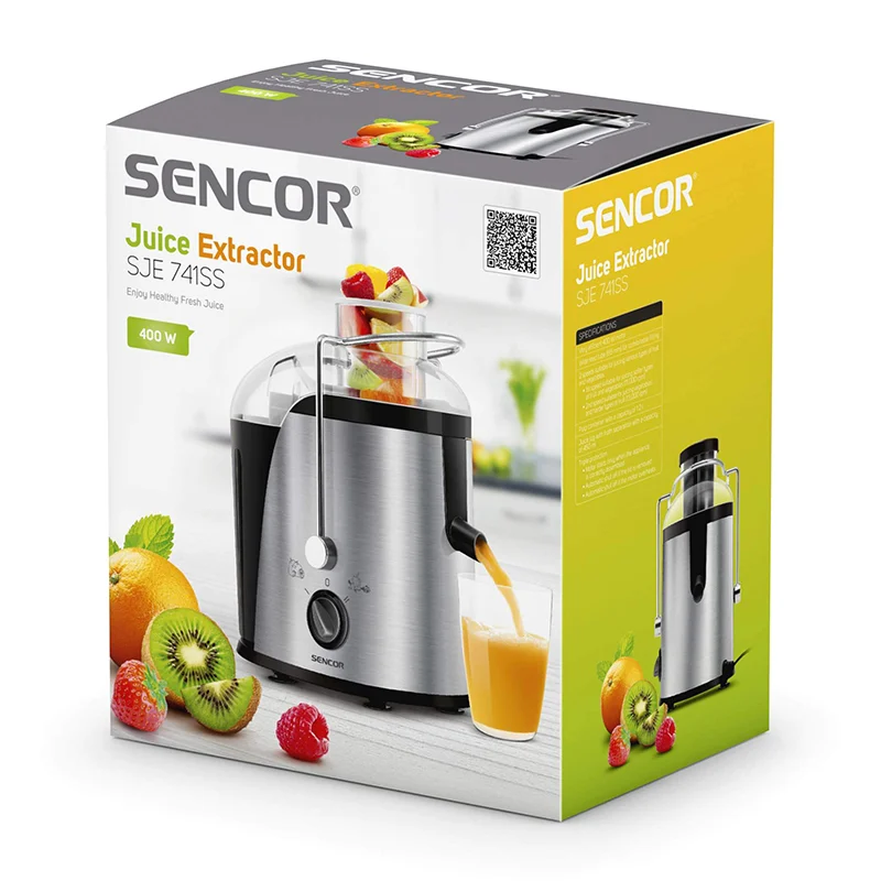 S-SJE741SS@9 STORCATOR DE FRUCTE 400W SENCOR