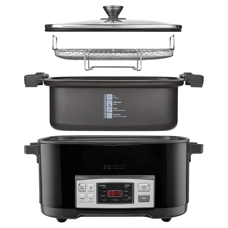 S-SPR5508BK@3 SLOW COOKER 6L