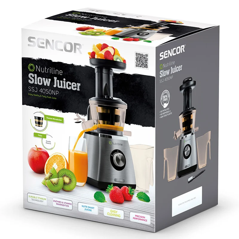 STORCATOR DE FRUCTE SLOW JUICER SENCOR