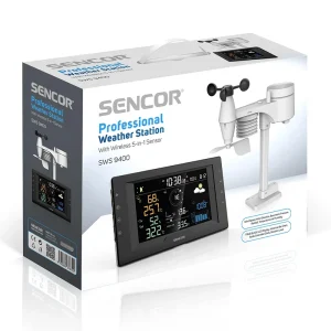 STATIE METEO PROFESIONALA WIRELESS 5 IN 1 SENCOR