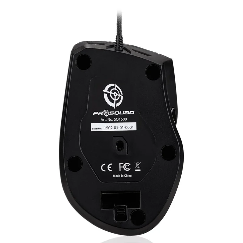 SQ1600@5 MOUSE GAMING 6000DPI PROSQUAD