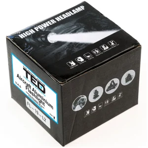 LANTERNA FRONTALA 1W CU ACUMULATOR 2X 18650 TED