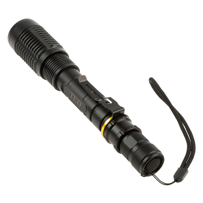 TED-FL326@2 LANTERNA 10W ALUMINIU CU ACUMULATOR 2X 18650