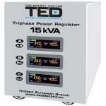 STABILIZATOR TENSIUNE TRIFAZAT SERVOMOTOR 15KVA