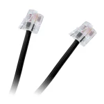 CABLU TELEFON EXTENSIE 2M NEGRU