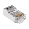 MUFA RJ45 8P8C CAT 6E ECRANATA PASS THROUGH