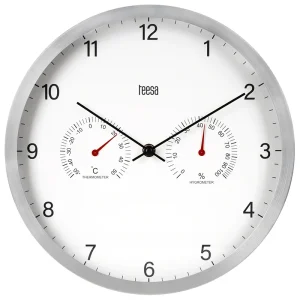 CEAS PERETE 30CM TERMOMETRU HIGROMETRU TEESA