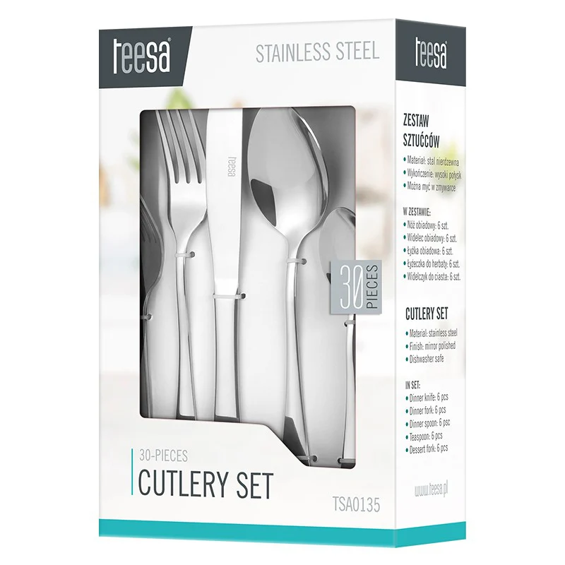 SET TACAMURI 30 PIESE TEESA