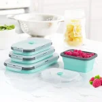 TSA0194@4 SET 4 CASEROLE SILICON DREPTUNGHIULARE TEESA