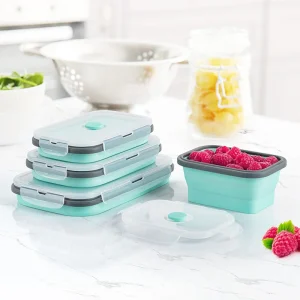 SET 4 CASEROLE SILICON DREPTUNGHIULARE TEESA