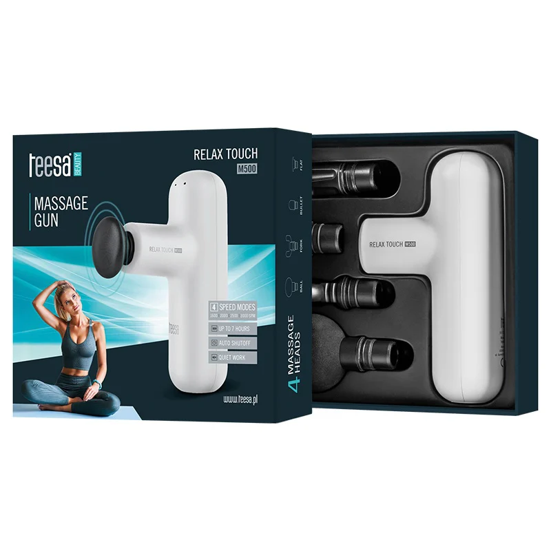 APARAT MASAJ TIP PISTOL RELAX GUN M500 ALB TEESA