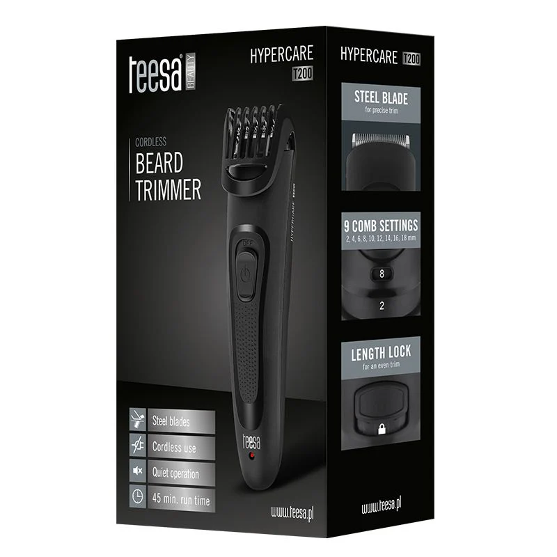 CORDLESS BEARD TRIMMER HYPERCARE T200 TEESA