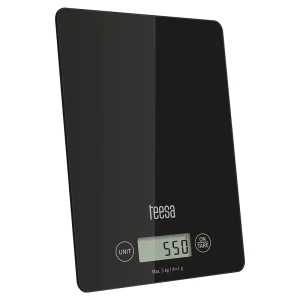 TSA0804-B@1 CANTAR BUCATARIE STICLA NEGRU TEESA