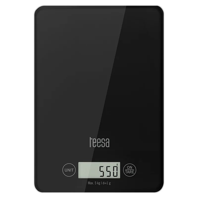 TSA0804-B@2 CANTAR BUCATARIE STICLA NEGRU TEESA