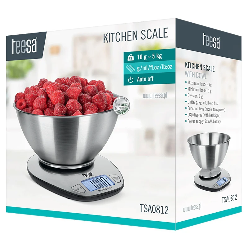 TSA0812@6 CANTAR BUCATARIE CU BOL TEESA