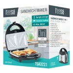 TSA3221@7 SANDWICH MAKER 3 IN 1 CERAMIC TEESA