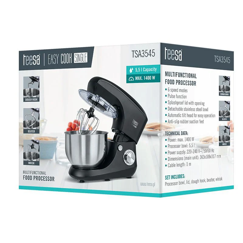 ROBOT BUCATARIE EASY COOK BLACK TEESA