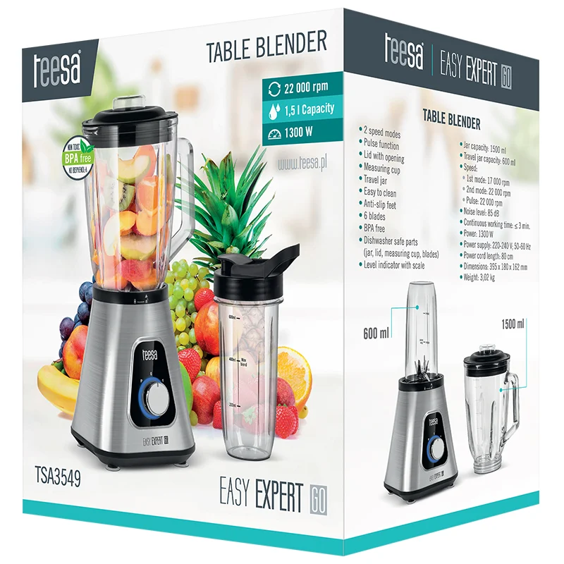 BLENDER MASA 1300W EASY EXPERT GO TEESA