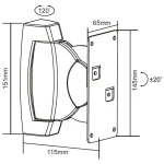 SUPORT SATELITI AUDIO MAX 10KG SET 2 BUC