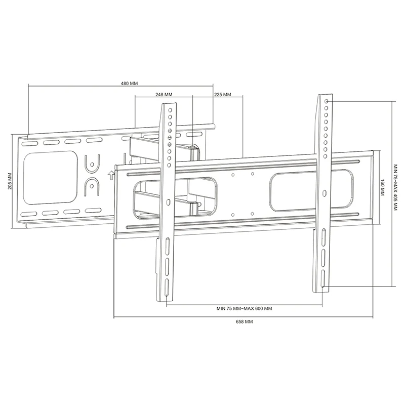 SUPORT LED TV HIGH CLASS 37-70 INCH CABLETECH
