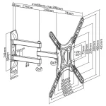 SUPORT TV DE PERETE 23-55INCH CABLETECH