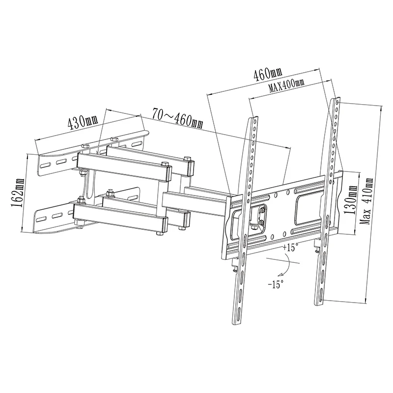 SUPORT TV DE PERETE 26-55 INCH CABLETECH