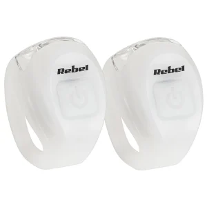 URZ0036@2 SET LUMINI BICICLETA SILICON REBEL