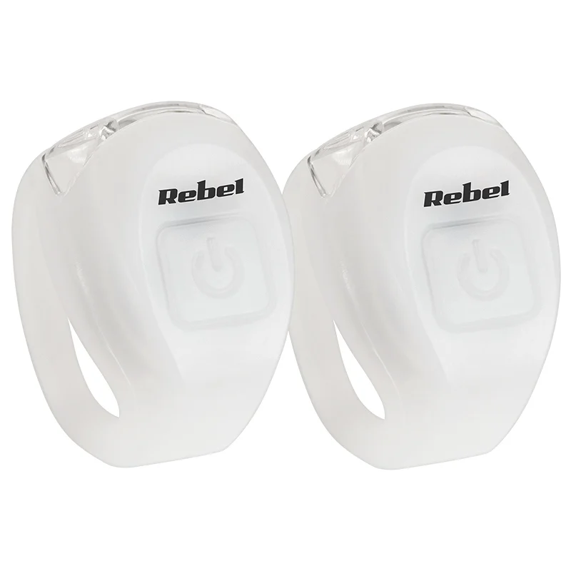 URZ0036@2 SET LUMINI BICICLETA SILICON REBEL