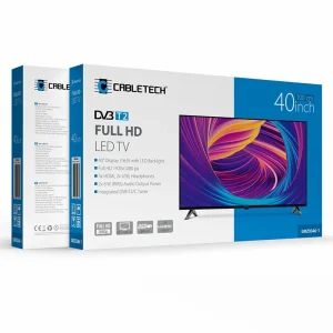 URZ0346-1@8 TV FULL HD 40 INCH 102CM H.265 HEVC CABLETECH