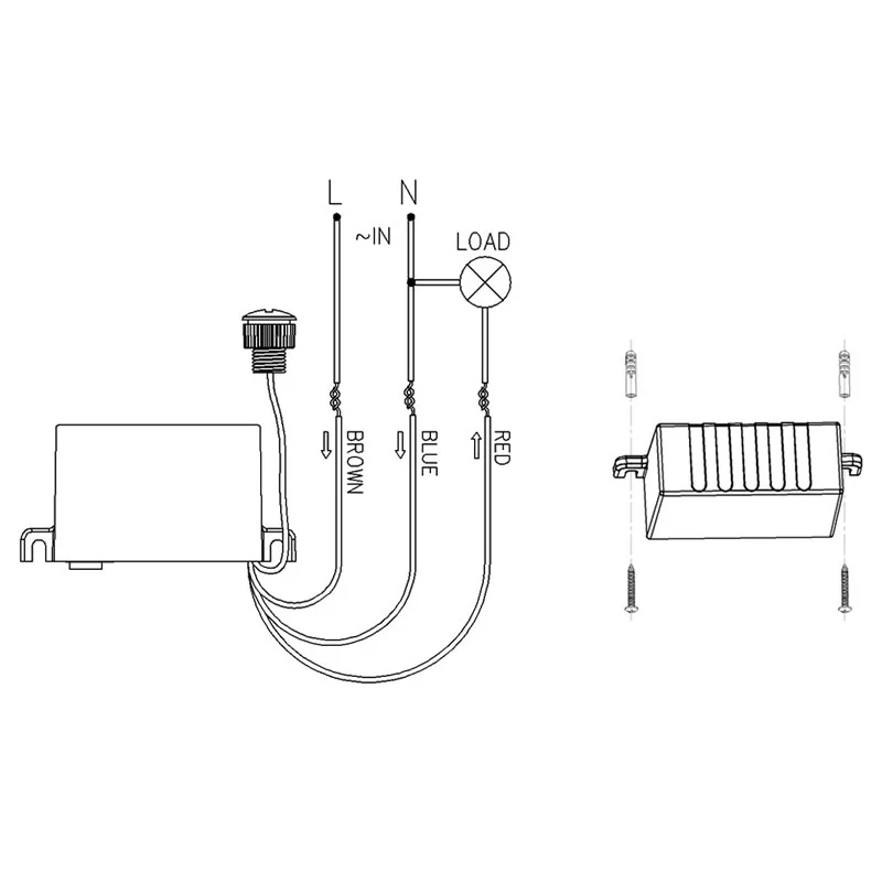 SENZOR CREPUSCULAR CU SONDA EXTERNA 2000W