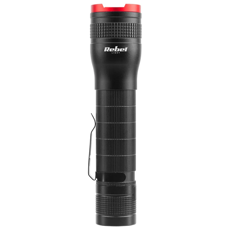LANTERNA ALUMINIU 10W CU ACUMULATOR 2200MAH REBEL